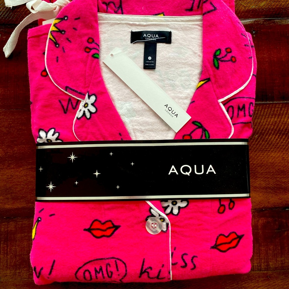 NWT Aqua for Bloomingdales PJs